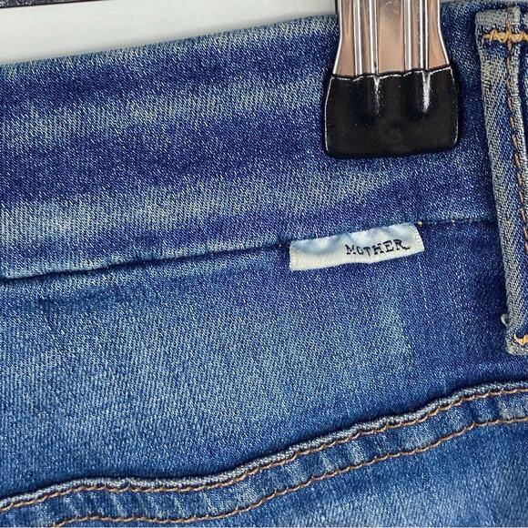 Mother High Waisted Looker Jeans The Sun Don’t Shine Forever Denim Skinny Sz 25 - Picture 3 of 12